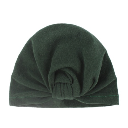 Caciulita verde inchis tip turban - Img 2