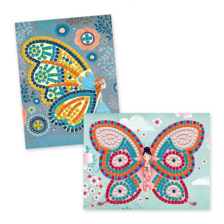 Joc creativ mozaic Fluturi, Djeco - Img 2