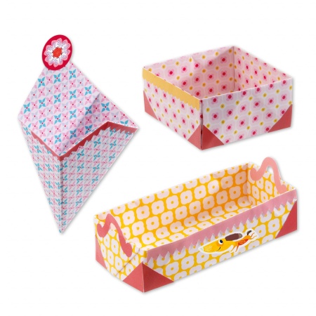 Joc creativ origami Confectionat cutii, Djeco - Img 3