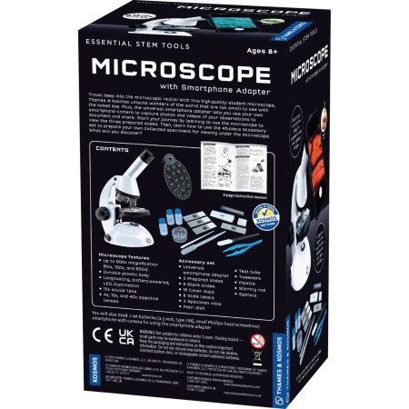 Kit STEM Microscop cu adaptor pentru telefon, Thames &amp; Kosmos - Img 4