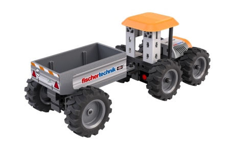 Kit STEM Tractor de asamblat si manevrat, Fischertechnik - Img 4