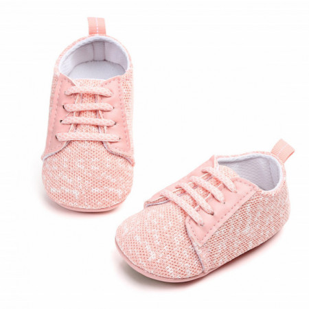 Pantofiori roz somon pentru fetite