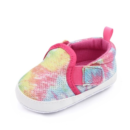 Pantofiori tie-dye colorati pentru fetite - Img 6