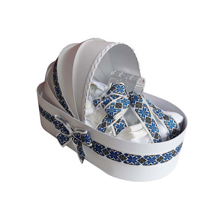 Set botez popular baiat, trusou botez landou, lumanare si costum traditional, Denikos® C9268 - Img 5