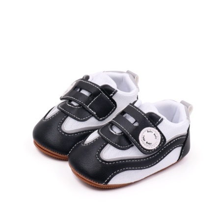 Adidasi albi cu negru pentru baietei - Baby - Img 5