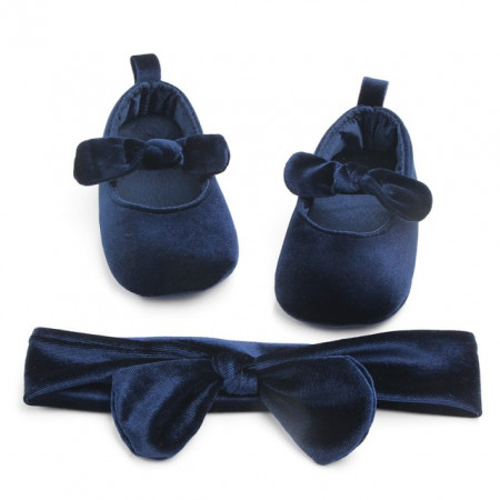 Balerini bleumarine cu bentita