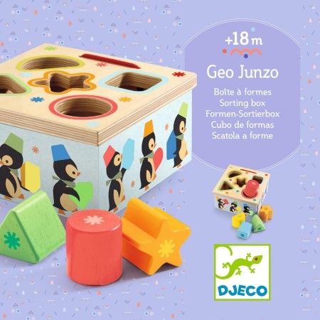Cutie sortatoare Geopingy, Djeco - Img 3