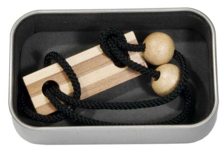 Joc logic IQ puzzle cu snur Elibereaza inelul-4, Fridolin - Img 3