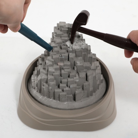 Kit STEM de excavare pietre prețioase &quot;Giants Causeway&quot; din Irlanda de Nord, TopBright - Img 4