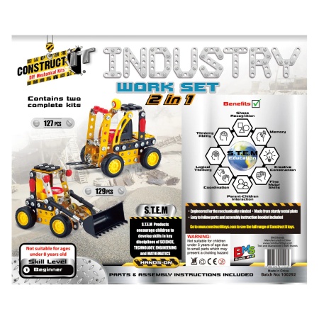 Kit STEM Vehicule de construcție 2 in 1, nivel incepator - Img 2