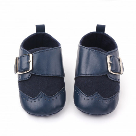 Pantofi eleganti bleumarine cu catarama - Img 5