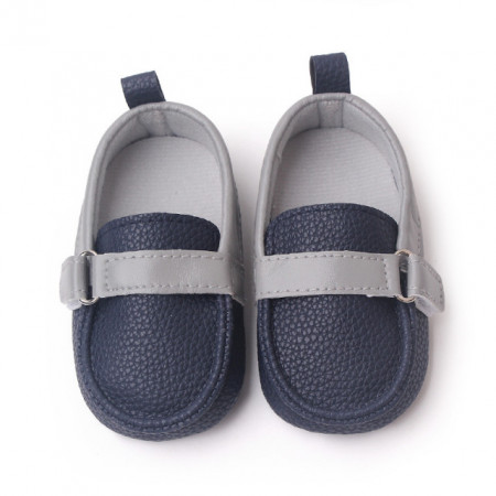Pantofiori bleumarine tip mocasini - Beldy - Img 3