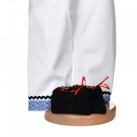 Set botez popular baiat, trusou botez landou, lumanare si costum national, Denikos® 1039 - Img 5