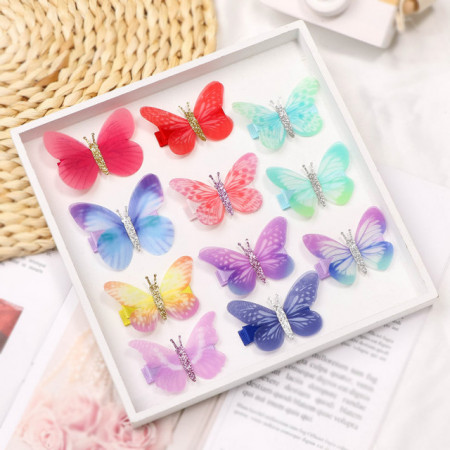 Clama pentru fetite - Fluturasi colorati - Img 2