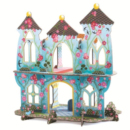Joc de construit Pop to play Castelul vrajit 3D, Djeco - Img 2