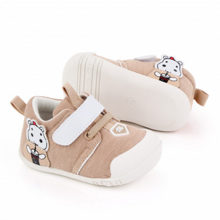 Pantofi crem pentru baietei