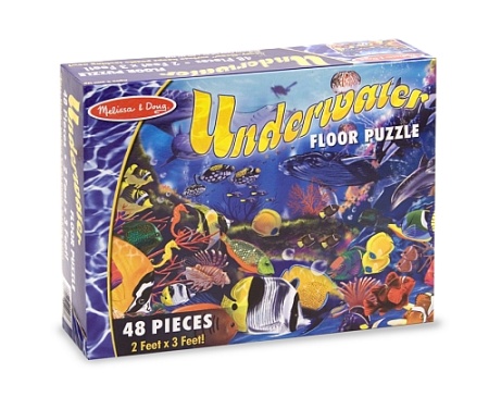 Puzzle de podea Viata subacvatica Melissa and Doug - Img 2