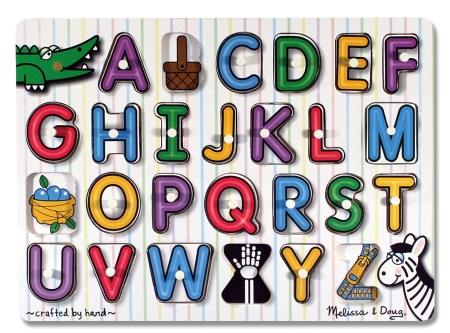 Puzzle lemn Alfabet Melissa and Doug - Img 2