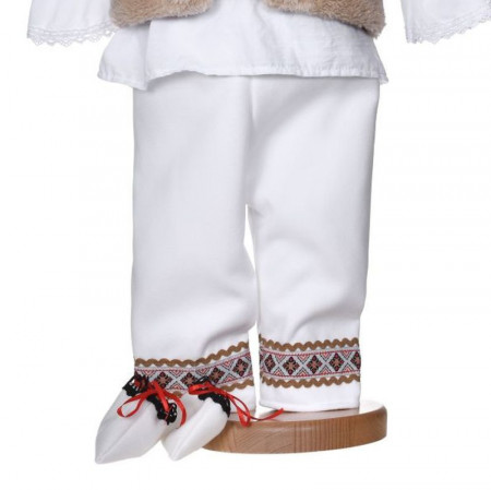 Set botez national baiat, trusou botez landou, lumanare si costum traditional, Denikos® 1045 - Img 4
