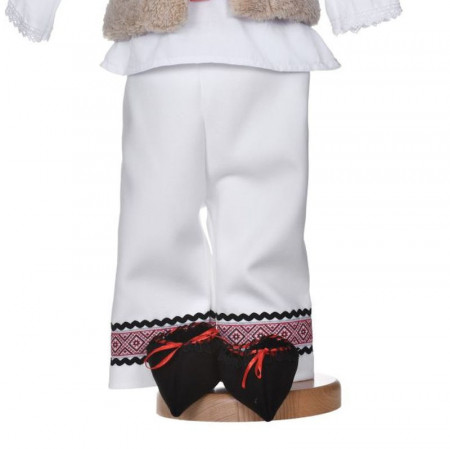 Set botez traditional baiat, trusou botez landou, lumanare si costum national, Denikos® 1047 - Img 4