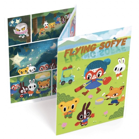 Joc creativ benzi animate Sofie, Djeco - Img 2