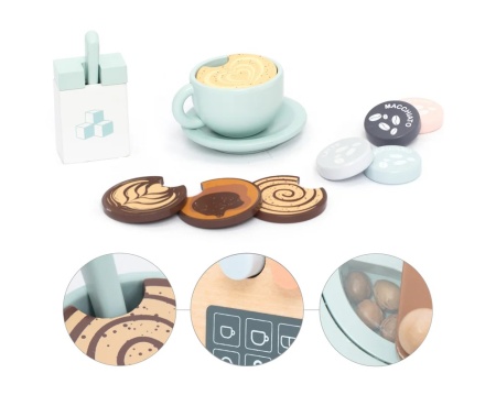 Joc de rol Aparat de cafea cu accesorii, UMU Toys - Img 3