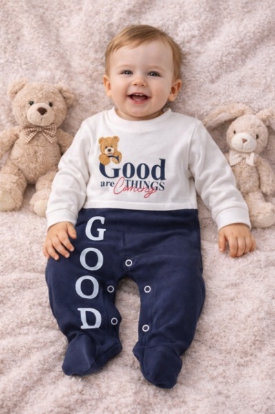 Salopeta cu botosei pentru bebelusi, Good Things - Img 2