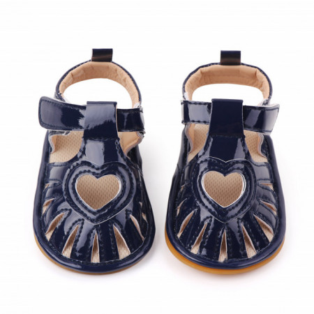 Sandale bleumarine pentru fetite - Heart - Img 2