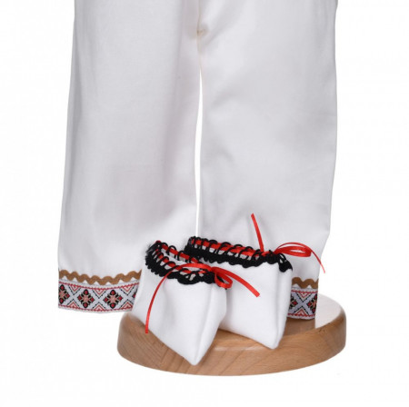 Set botez traditional baiat, trusou botez landou, lumanare si costum national, Denikos® C9290 - Img 2