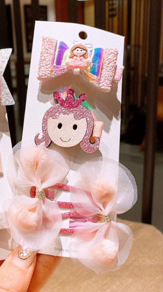 Set de 4 accesorii pentru par - Princess