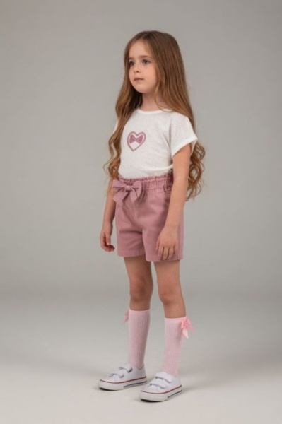 Set pentru fetite PAMPALKIDS cu pantaloni scurti - Img 2