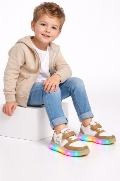 Adidasi cu luminite pentru baieti Ursuletul Panda - Img 3