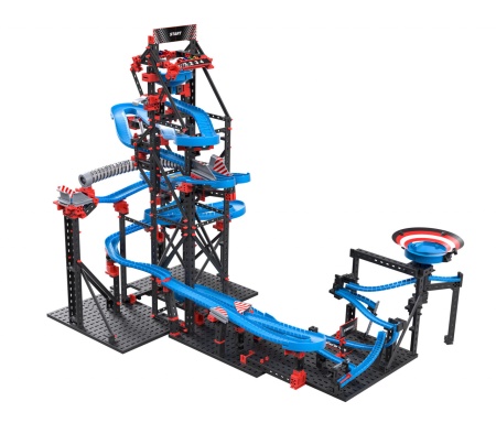 Kit STEM Cursa cu bile metalice - Booster, Fischertechnik - Img 3