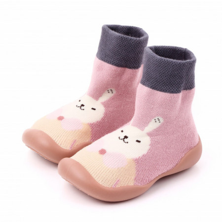 Mocasini cu talpa antiderapanta - Little bunny