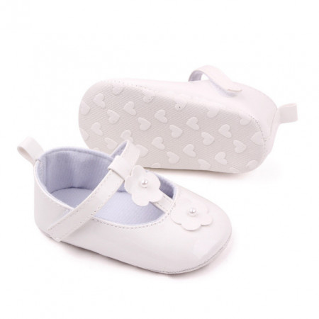 Pantofiori albi pentru fetite - Daisy