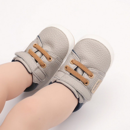 Pantofiori gri pentru baietei - Baby Boy - Img 10