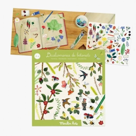 Abtibilduri de transferat Botanist, Moulin Roty - Img 2