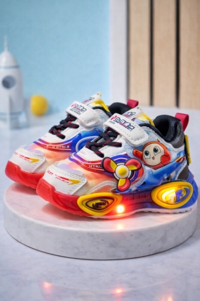 Adidasi copii cu luminite LED multicolore model sport - Img 2