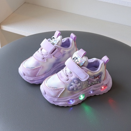 Adidasi cu luminite in nuante lila - Cute Doll