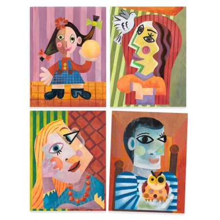Atelier creativ Cap patrat Inspired by Picasso, Djeco - Img 4