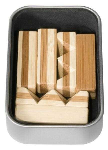 Joc logic IQ 3D Puzzle in cutie metalica Knot, Fridolin - Img 2