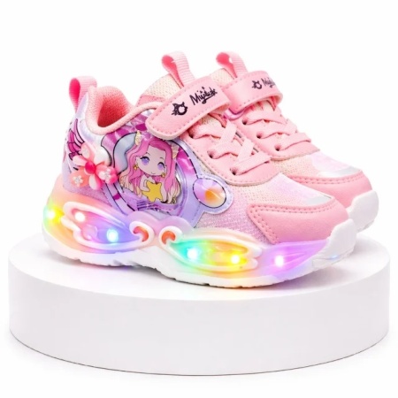 Mistery Box - Adidasi cu luminite pentru fetite, modele diverse - Img 3