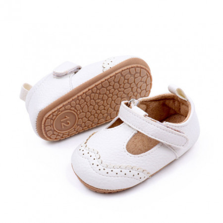 Pantofiori albi pentru fetite - Suzy