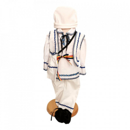 Set national, trusou botez, cutie trusou, lumanare si costum traditional baietel, Denikos® C9091 - Img 4