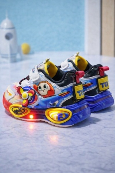 Adidasi copii cu luminite LED multicolore model sport - Img 3