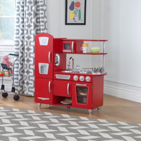 Bucatarie De Jucarie Din Lemn Red Vintage Kidkraft - Img 2