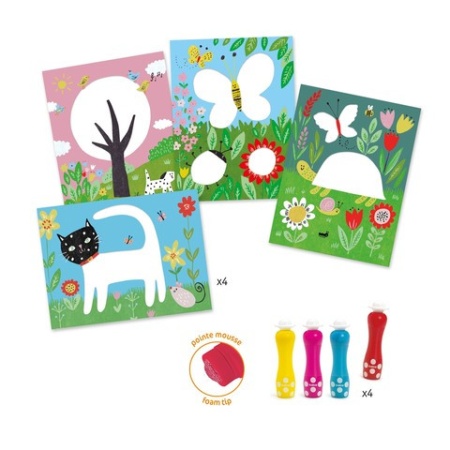 Joc creativ Puncte mici, Djeco - Img 3