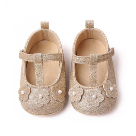 Pantofiori aurii pentru fetite - Sweety - Img 3
