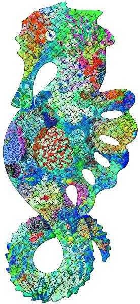 Puzzle Puzz&#039;Art Calut de mare, Djeco - Img 3