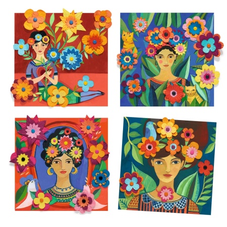 Set creativ Inspired by Frida Kahlo, Djeco - Img 2